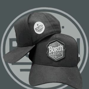 Boné BORTH CLASSIC "Preto Aba Curva"